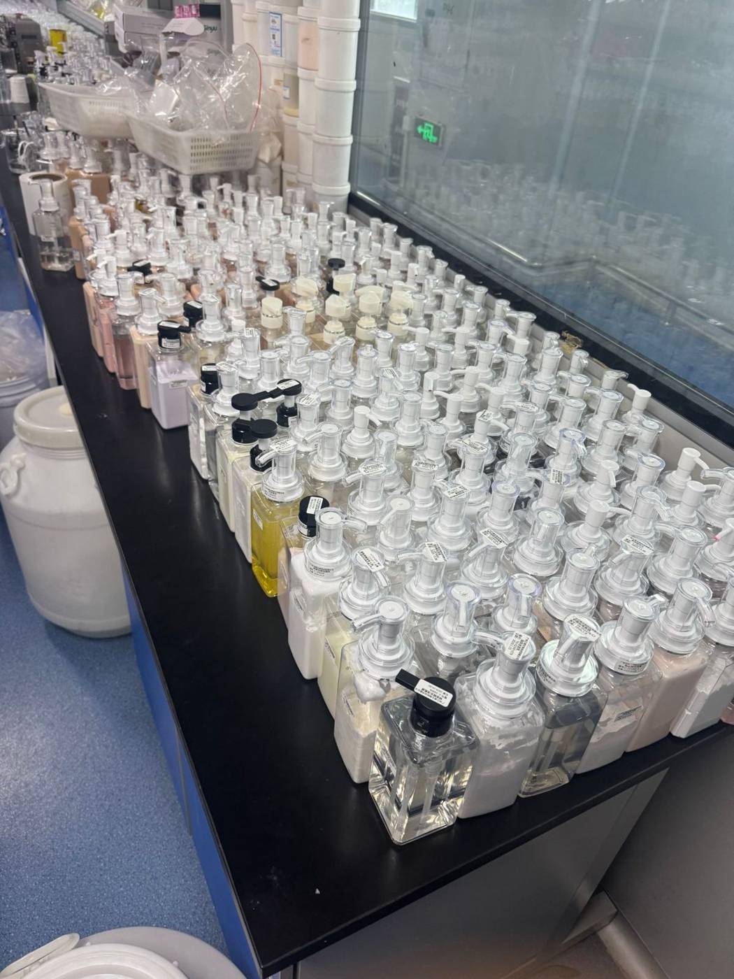 Samples in het lab